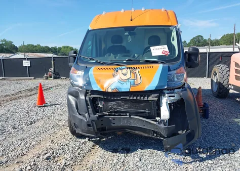 2021 Ram Promaster 2500 High Roof 159 Wb from USA, damaged, VIN 3C6LRVDG2ME555527